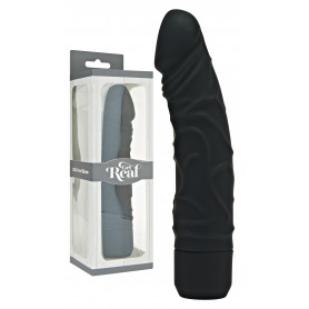 Vibratore realistico in silicone nero fallo dildo vaginale anale pene finto sexy