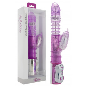 Vibratore vaginale realistico rabbit fallo doppio stimolatore clitoride vibrante