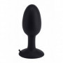 Plug anale nero in silicone con ventosa fallo tappo dilatatore anale uomo donna