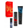 Kit ORGIE lubrificante intimo stimolante gel sensuale sessuale vaginale anale