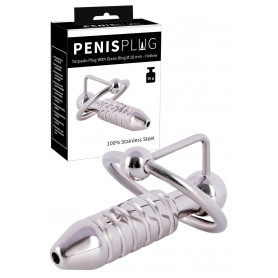 Dilatatore uretrale in acciaio bondage penis plug con anello fallico bdsm sextoy
