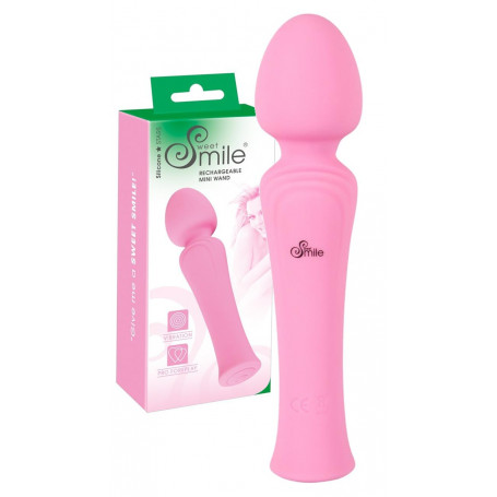 Massaggiatore vibratore wand in silicone ricaricabile vaginale stimola clitoride