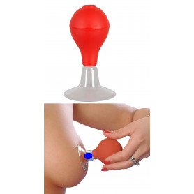 Stimolatore seno pompa massaggia succhia capezzoli sex toys donna trasparente
