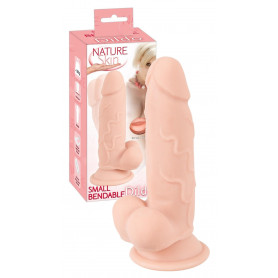 Fallo realistico dildo con ventosa e testicoli vaginale anale pene finto morbido