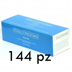 Preservativi in lattice 144 pz profilattici uomo lubrificati condom aromatizzati