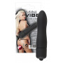 Vibratore vaginale piccolo mini fallo dildo vibrante nero stimola clitoride anal