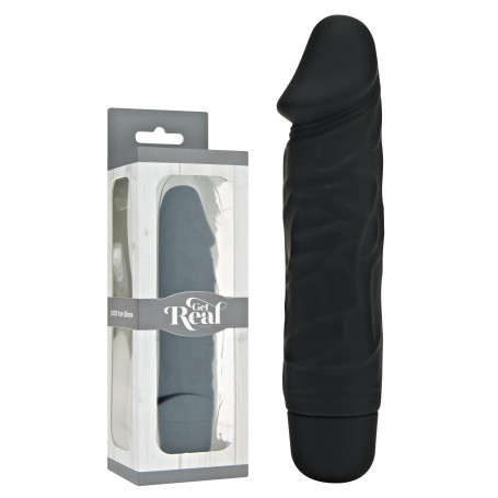 Vibratore realistico in silicone nero fallo vaginale anale pene finto dildo sexy