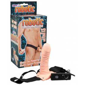 Vibratore realistico indossabile con telecomando fallo vaginale anale pene finto