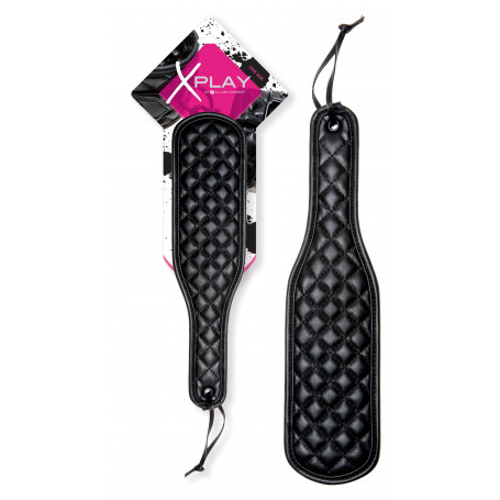 Spanker nero BDSM sculacciatore bondage frusta per giochi sadomaso sextoys black