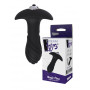 plug anale vibrante nero in silicone vibratore anale fallo piccolo morbido sexy