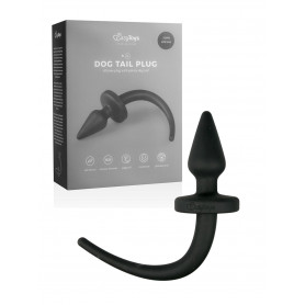 Plug anale in silicone nero con coda fallo stimolatore sexy toys uomo e donna