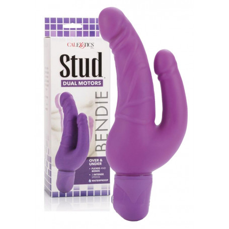 Vibratore doppio fallo vaginale anale pene finto vibrante dildo realistico sexy