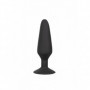 Plug anale gonfiabile fallo con ventosa dildo tappo nero grande dilatatore black