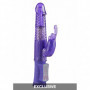 Vibratore rabbit pene finto vaginale e clitoride dildo doppio fallo sex vibrante