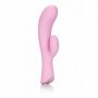 Vibratore vaginale rabbit in silicone realistico fallo ricaricabile dildo doppio