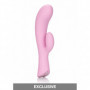 Vibratore vaginale rabbit in silicone realistico fallo ricaricabile dildo doppio