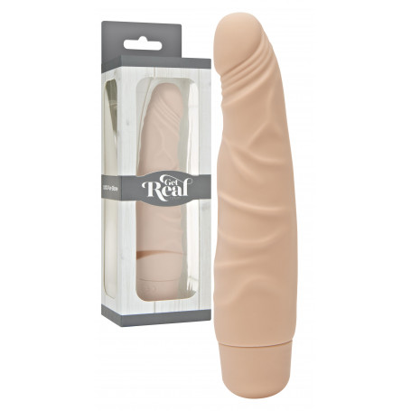Vibratore realistico in silicone pene finto vaginale anale fallo dildo morbido