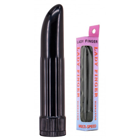 Vibratore vaginale classico mini fallo anale dildo clitoride nero piccolo black