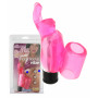 Vibratore vaginale da dito piccolo mini dildo rabbit vibrante per clitoride rosa