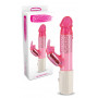 Vibratore rabbit rosa fallo dildo vaginale clitoride pene finto doppio vibrante