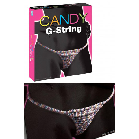 Perizoma a caramella slip mutanda g string accessorio divertente per giochi sexy