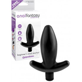 Vibratore anale fallo dildo vibrante nero anal plug butt dilatatore grande black