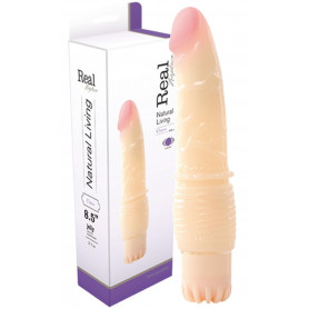 Vibratore realistico anale vaginale dildo fallo morbido pene finto vibrante rosa
