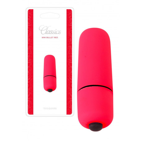 Mini vibratore vaginale stimolatore clitoride vibrante piccolo morbido rosso sex