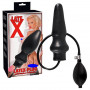 Fallo anale gonfiabile nero dilatatore anal plug butt stimolatore grande black