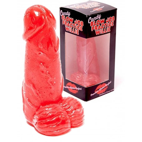 Fallo realistico con testicoli caramella dildo pene finto candy per giochi sexy