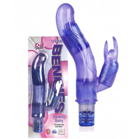 Vibratore vaginale rabbit doppio dildo fallo pene vibrante clitoride per punto G