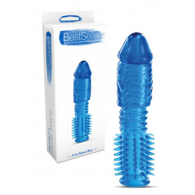 Guaina fallica prolunga manicotto estensore indossabile per allungare il pene