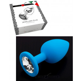 Plug anale coda con pietra dilatatore anal butt plug fallo piccolo in silicone