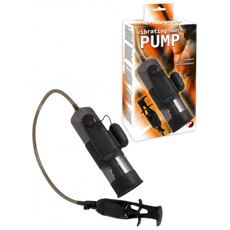 Pompa vibrante sviluppatore per ingrandimento allungamento pene maschile nero