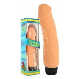 Vibratore realistico grosso fallo vibrante vaginale anale dildo pene finto rosa