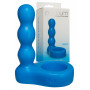 Fallo anale in silicone dildo a sfere con anello fallico ritardante stimolante