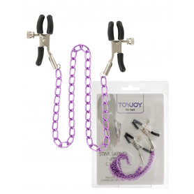 Nipple clamps in metallo stimolatore per seno pinze strizza capezzoli fetish