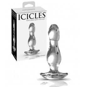 Fallo in vetro plug vaginale anale dildo stimolatore dilatatore glass anal butt