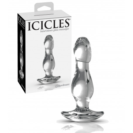 Fallo in vetro plug vaginale anale dildo stimolatore dilatatore glass anal butt