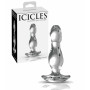 Fallo in vetro plug vaginale anale dildo stimolatore dilatatore glass anal butt