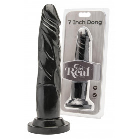 Fallo realistico nero con ventosa dildo vaginale anale pene finto piccolo black