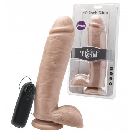 Vibratore vaginale anale realistico con ventosa e telecomando fallo vibrante