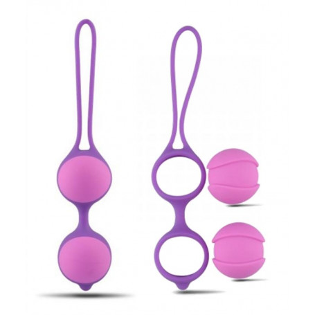 Palline vaginali in silicone Geisha per massaggio pavimento pelvico di kegel