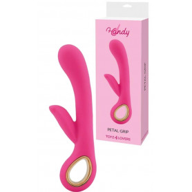 Vibratore vaginale in silicone doppio fallo vibrante rabbit stimolante clitoride