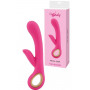 Vibratore vaginale in silicone doppio fallo vibrante rabbit stimolante clitoride