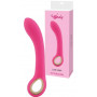 Vibratore in silicone ricaricabile fallo liscio vaginale anale dildo vibrante