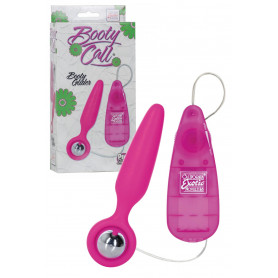 Plug anale vibrante in silicone mini vibratore anal butt dilatatore piccolo rosa