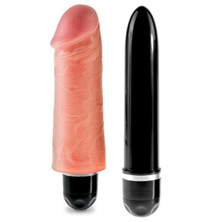 Vibratore realistico piccolo dildo fallo vibrante pene finto vaginale anale rosa