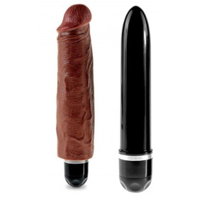 Vibratore realistico big dildo fallo vibrante vaginale anale pene finto morbido