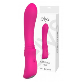 Vibratore vaginale in silicone realistico fallo dildo vibrante liscio anale rosa
